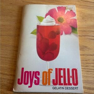 Vintage 1960’s  Joys Of Jell-O Gelatin Dessert Recipes Classic Creative PB